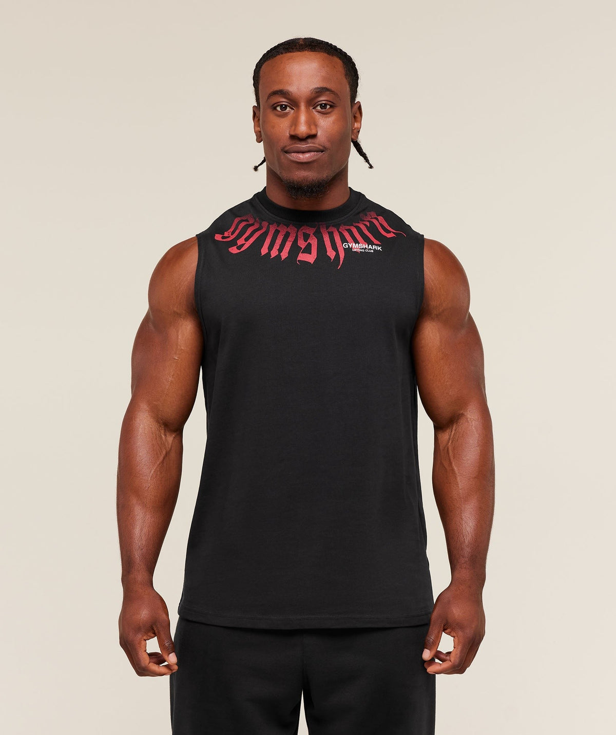 Gymshark Fade Graphic Tank - Black
