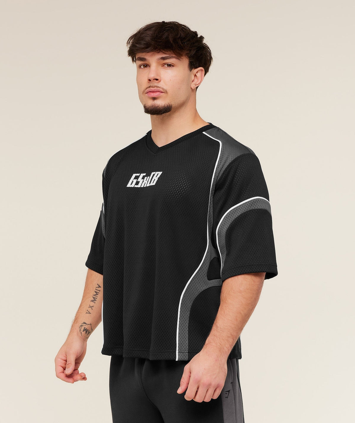Gymshark GS x Carlos Mesh Jersey - Black