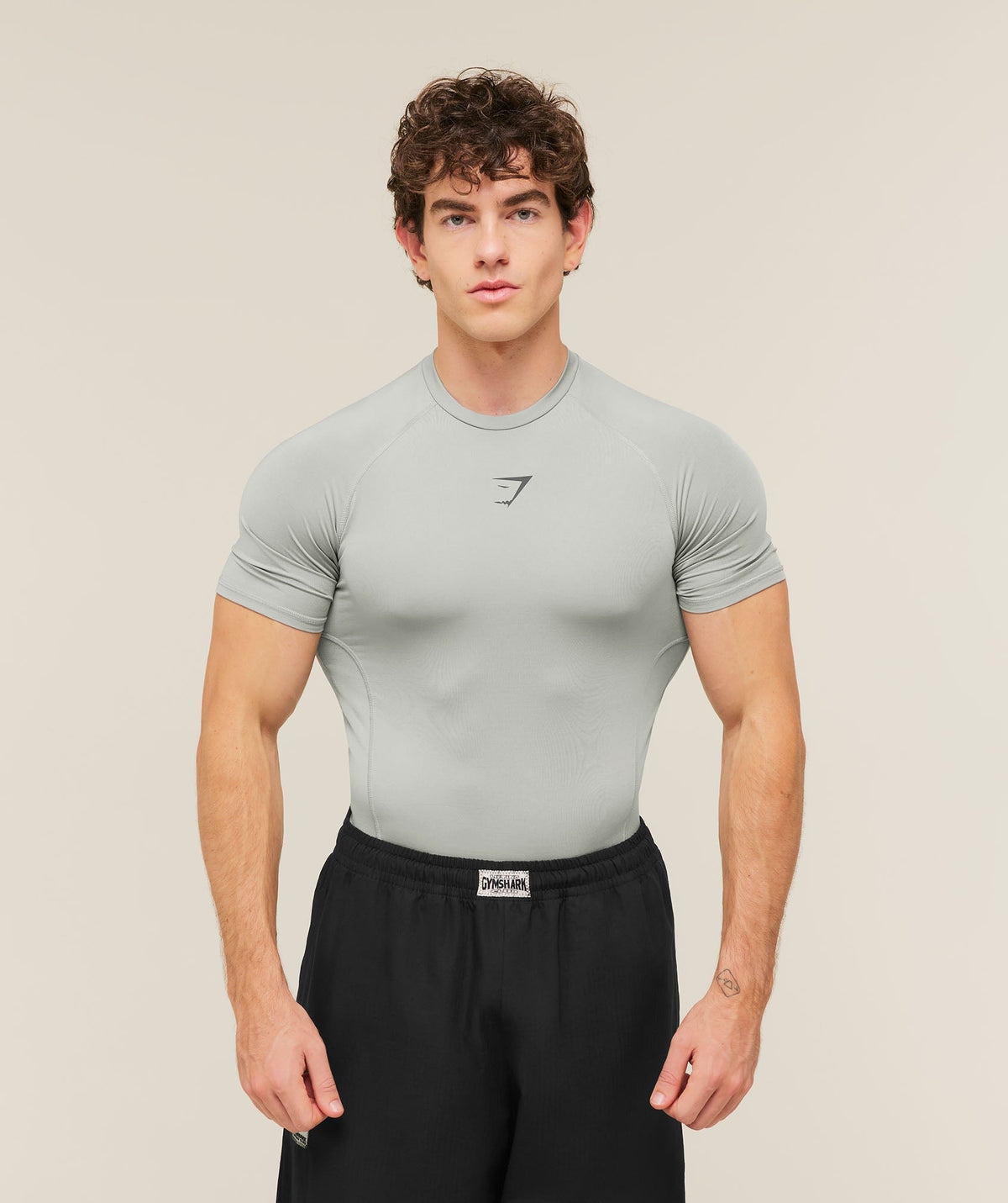 Gymshark Element Baselayer Tee - Smokey Grey