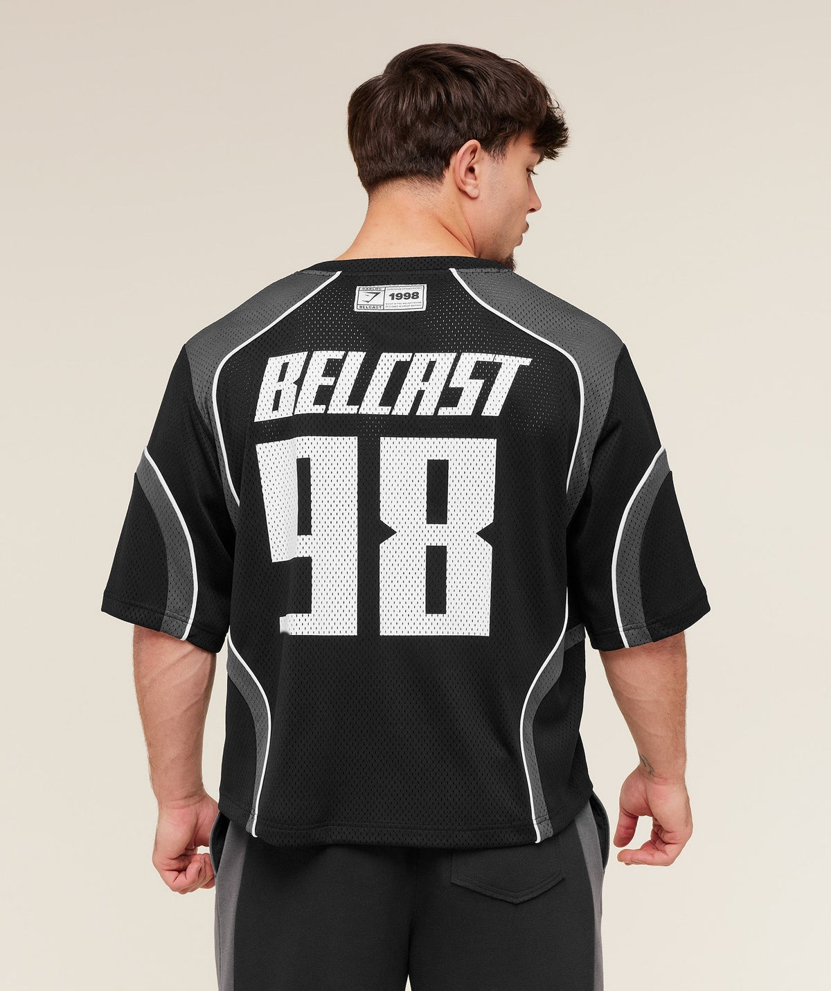 Gymshark GS x Carlos Mesh Jersey - Black
