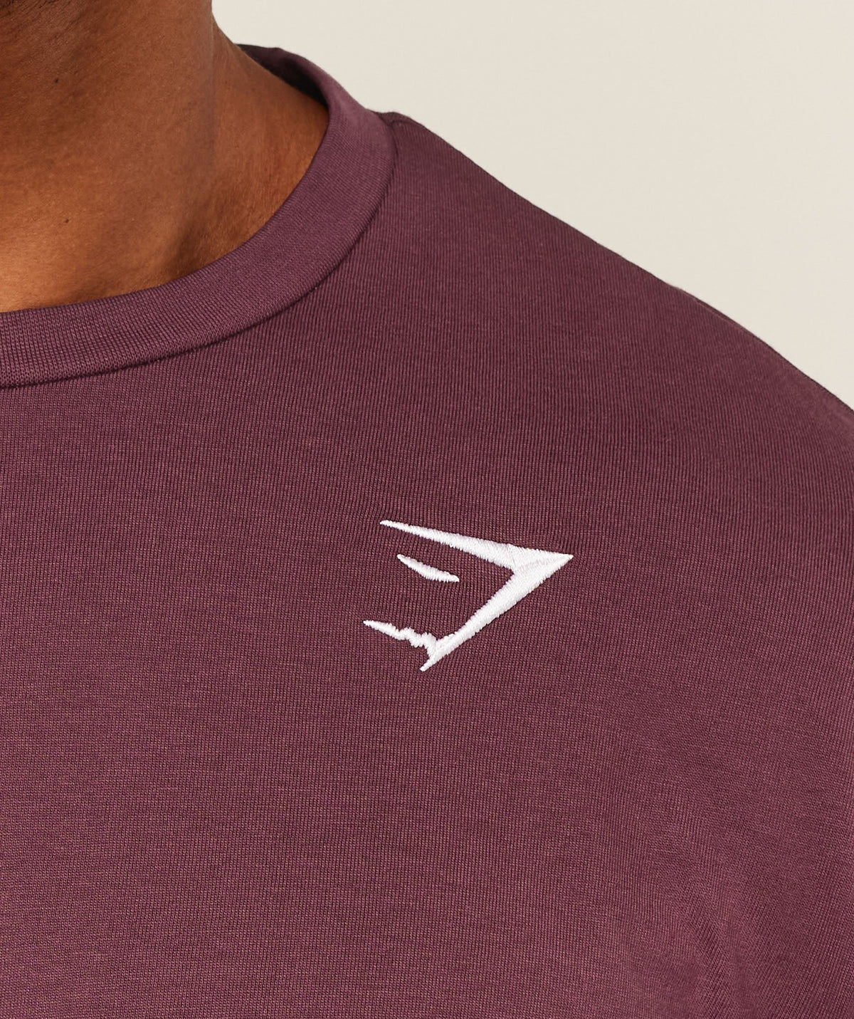 Gymshark Crest Tee - Impact Burgundy