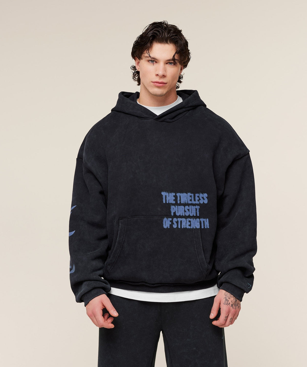 Gymshark Frazetta Graphic Hoodie - Black
