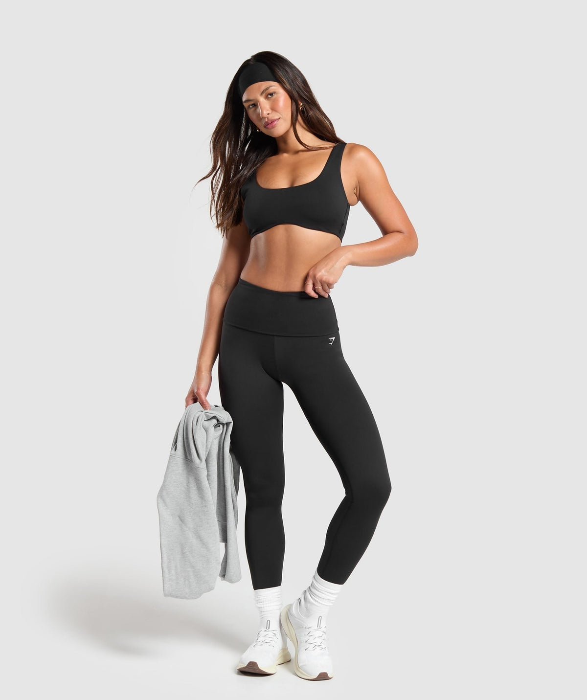 Gymshark Training Foldover Leggings - Black