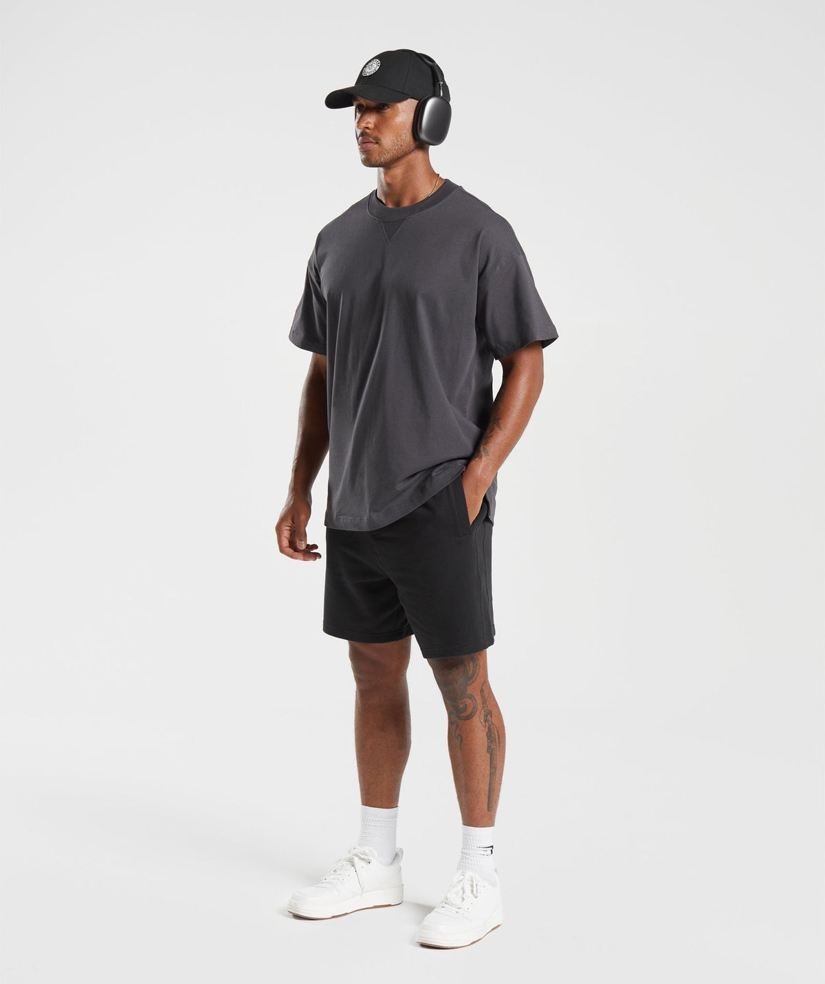 Gymshark Rest Day Essentials Tee - Grey