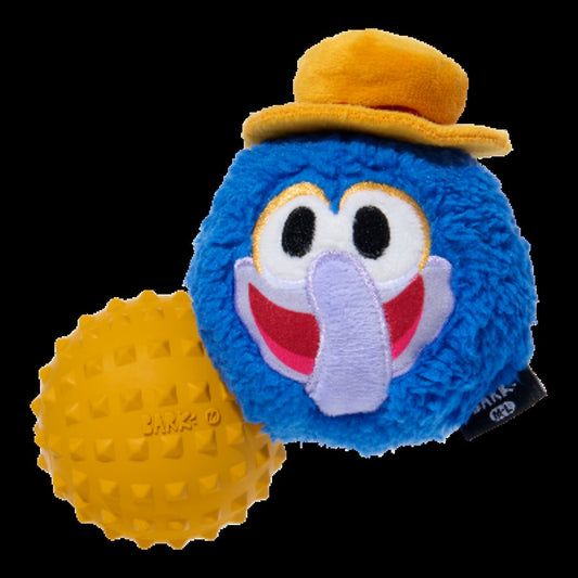 The Great Gonzo as "Charles Lick-ens" Durable Super Chewer Multi-Part Dog Toy