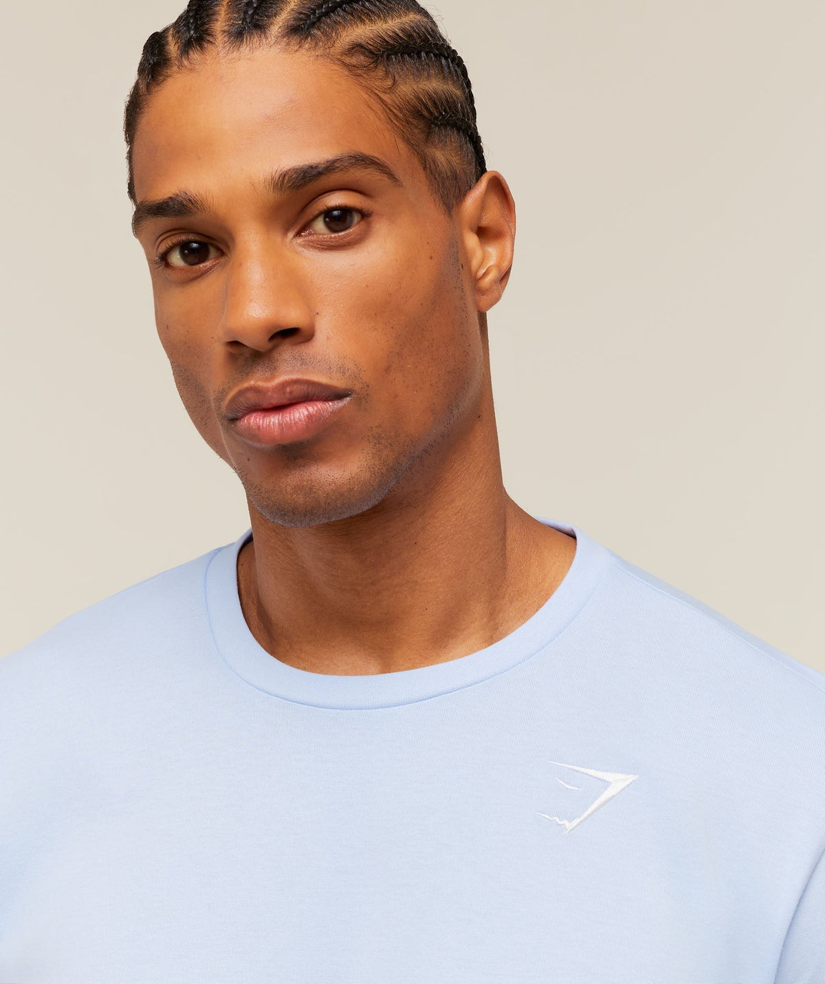 Gymshark Crest Tee - Tranquil Blue