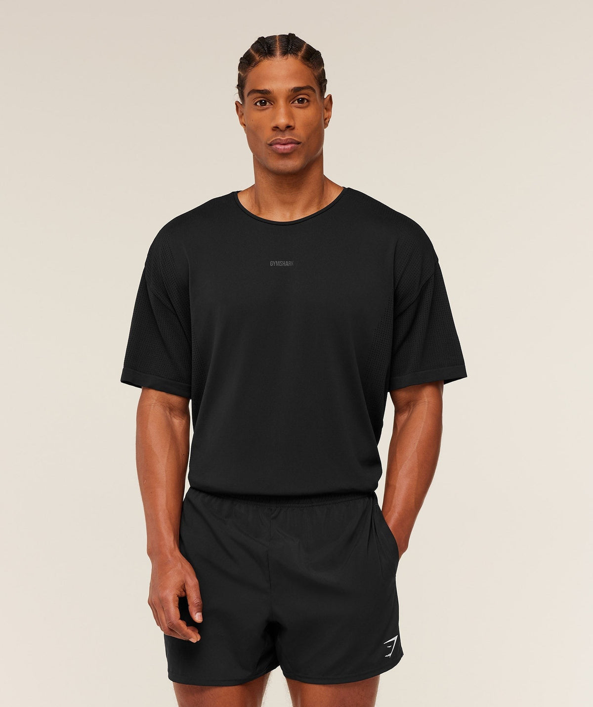 Gymshark Distance Seamless Tee - Black