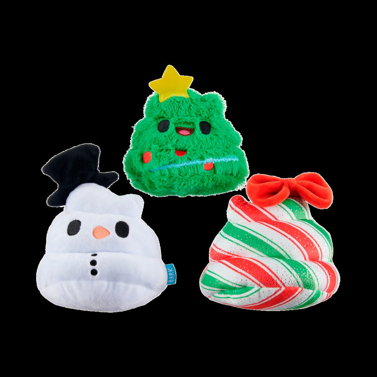 Crappy Holidays Multipart Plush Dog Toy Bundle