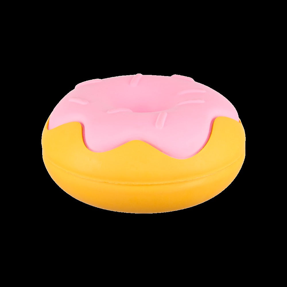 Dunkin'® Strawberry Donut Durable Super Chewer Dog Toy