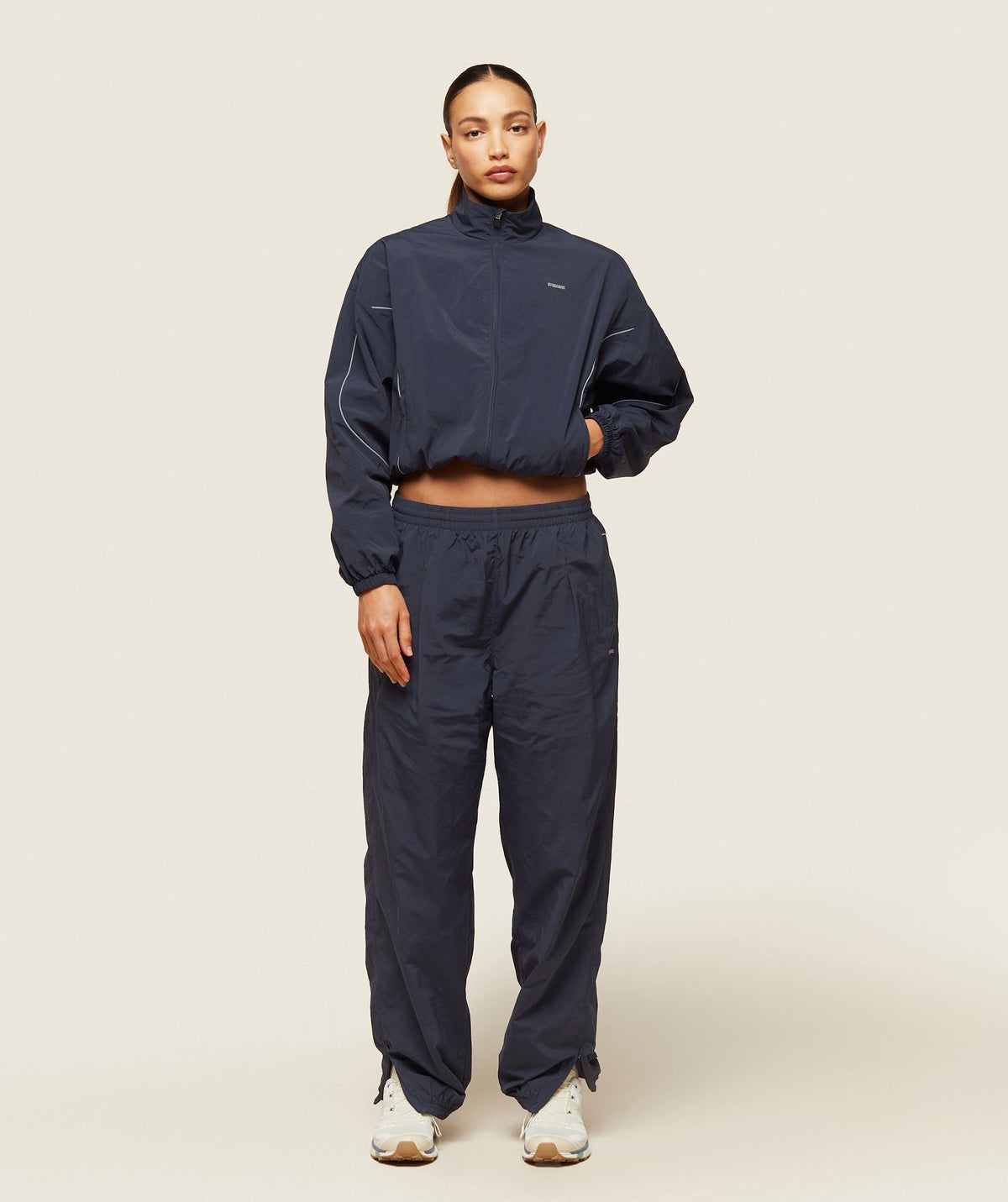 Gymshark Comfort Retro Track Jacket - Heavy Blue/Denim Grey