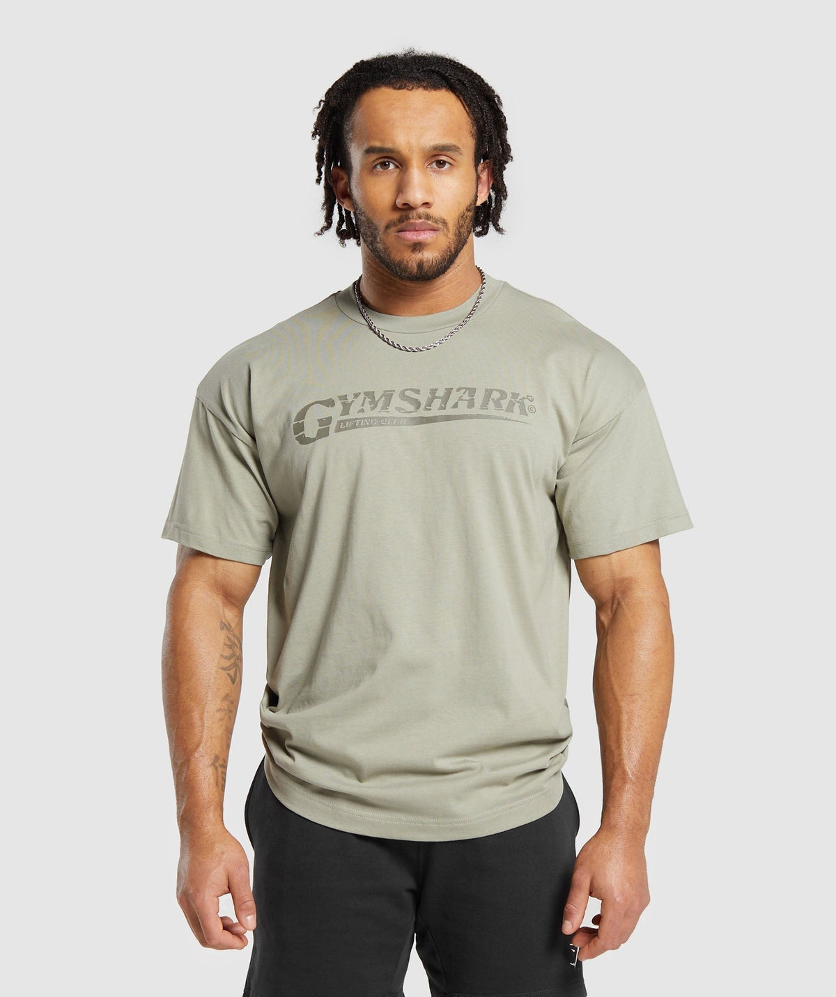 Gymshark Pump Cover Tee - Chalk Green
