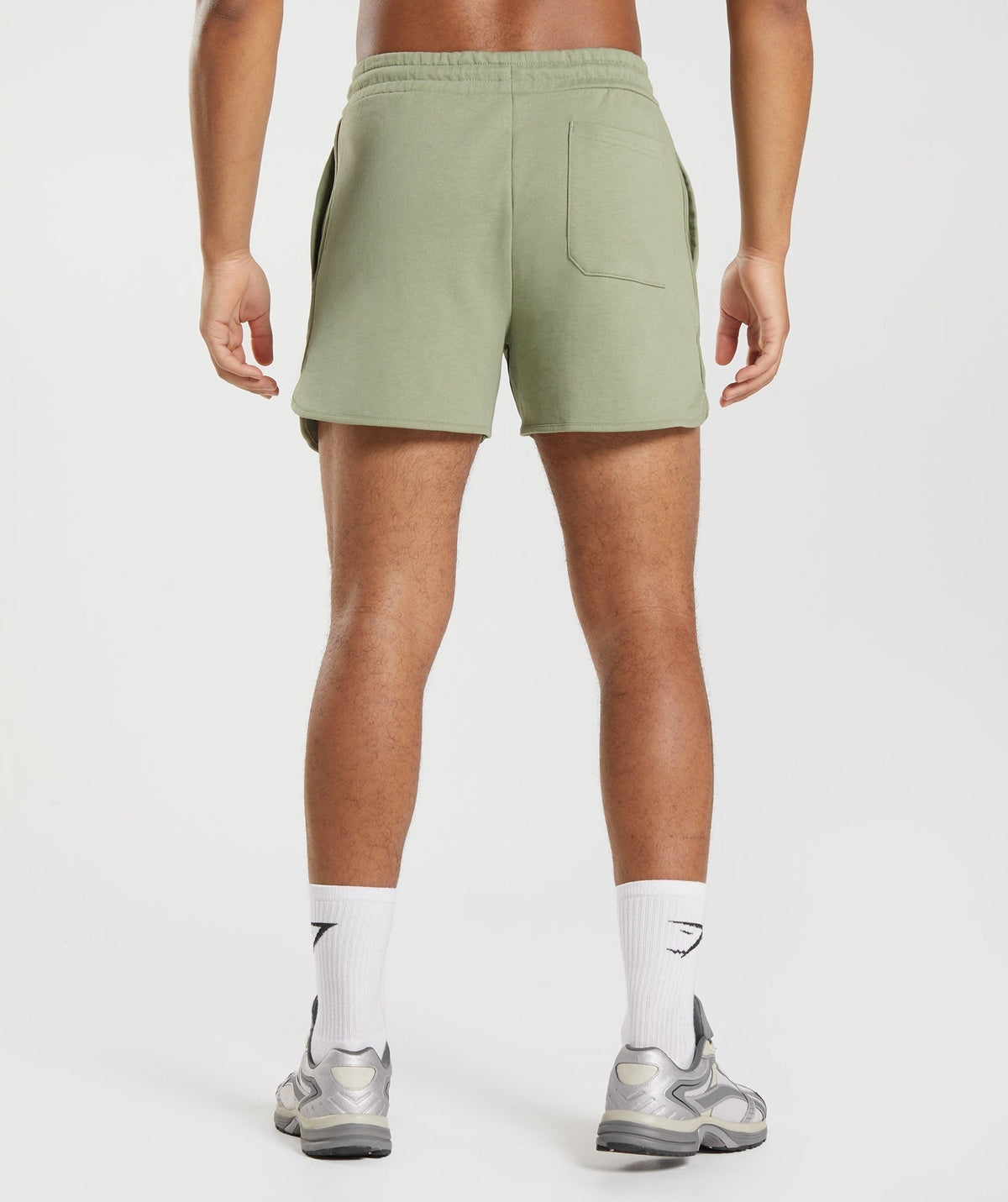 Gymshark Rest Day Sweats 4" Short - Sage Green