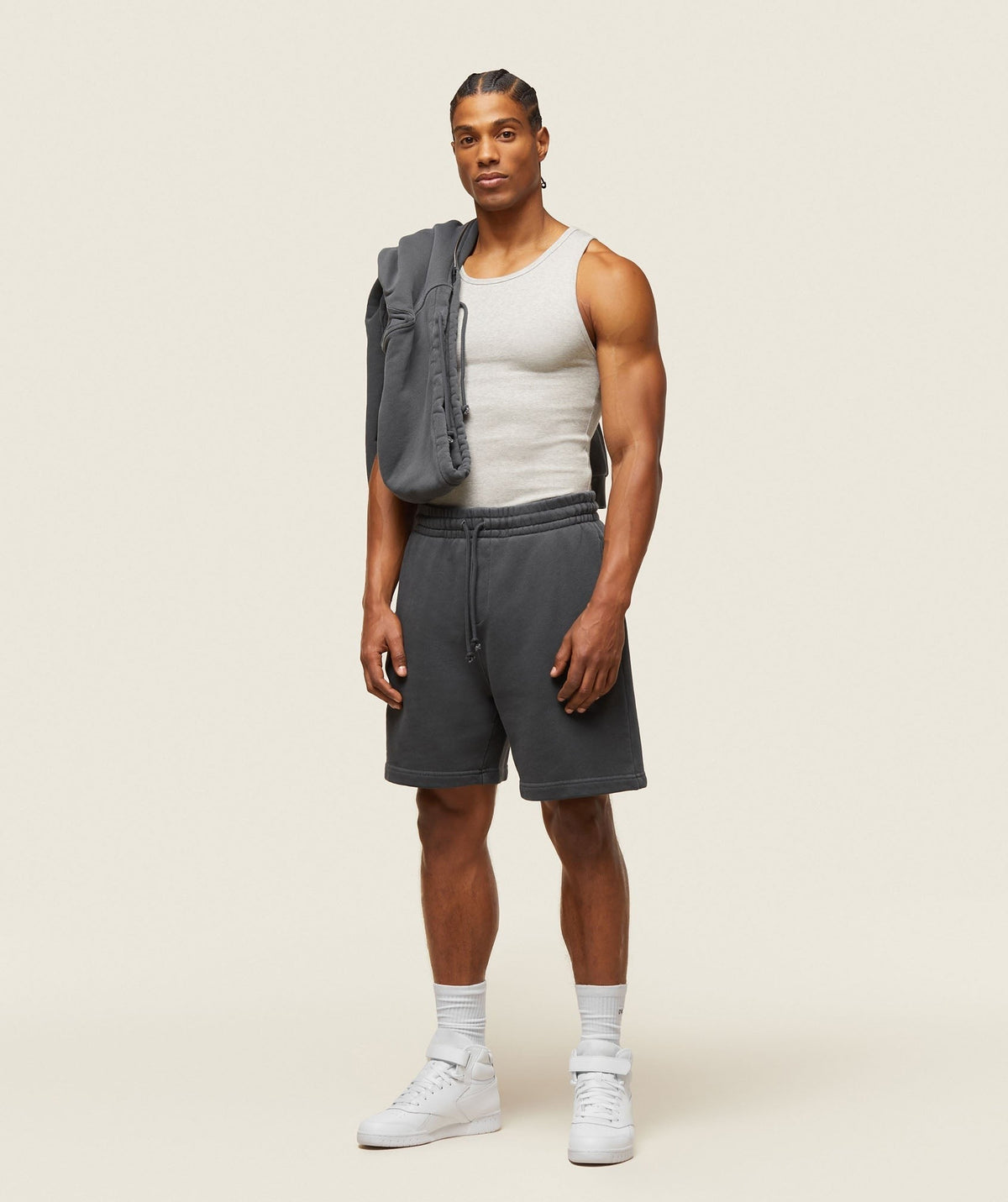 Gymshark Lifestyle Sweat Shorts - Black
