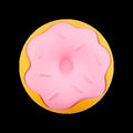 Dunkin'® Strawberry Donut Durable Super Chewer Dog Toy