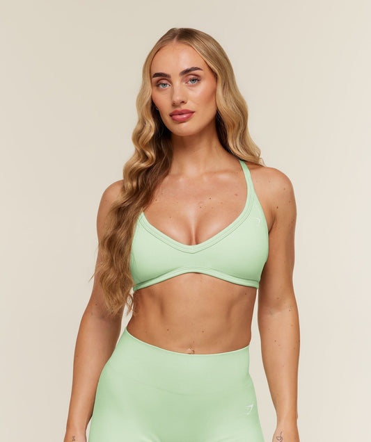 Gymshark Adapt Solid Sports Bra - Sprint Green