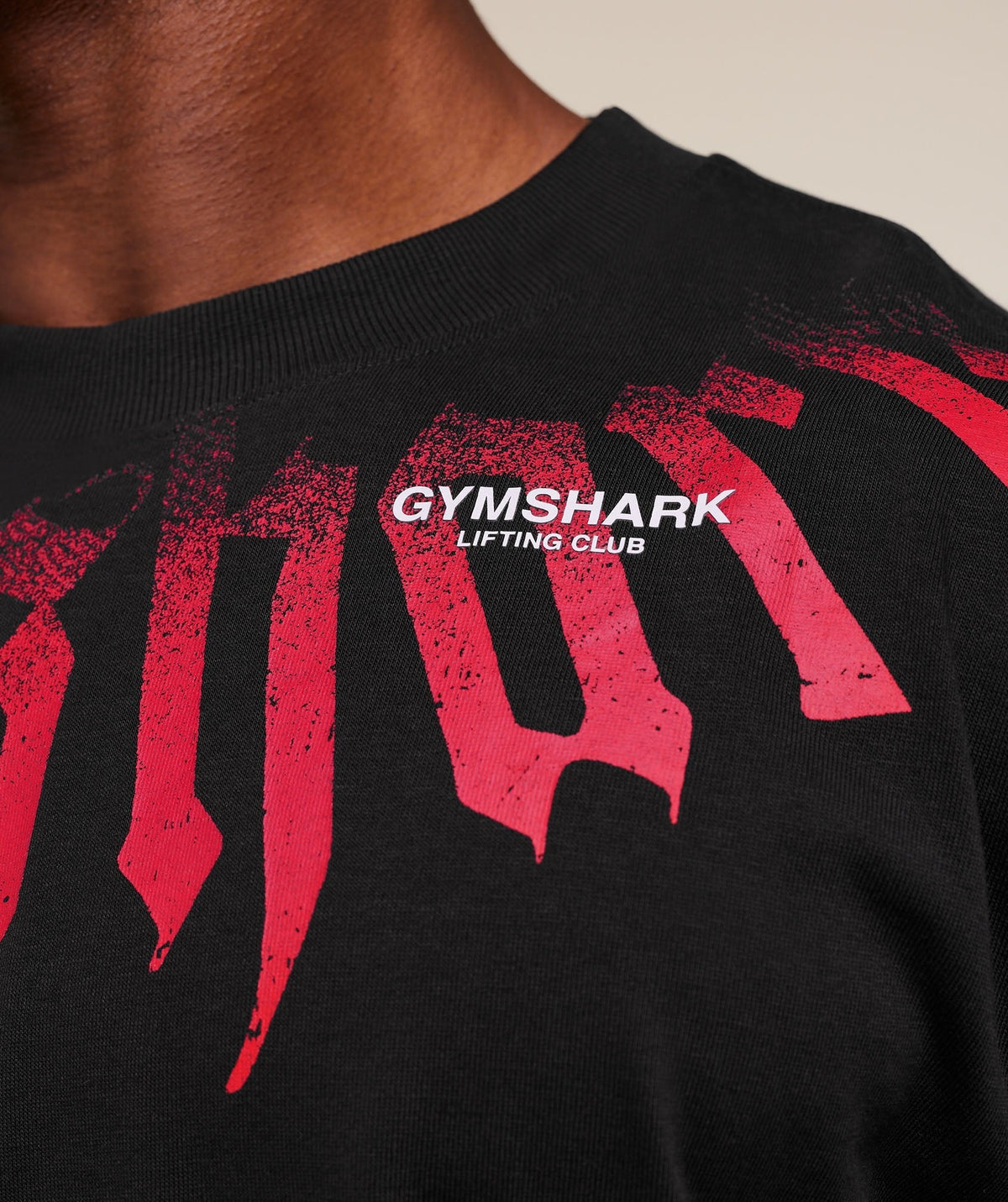 Gymshark Fade Graphic Tee - Black
