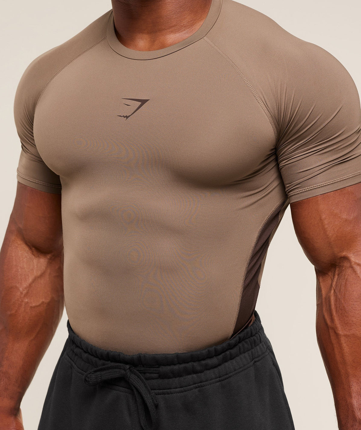 Gymshark Element Baselayer Tee - Soul Brown/Archive Brown