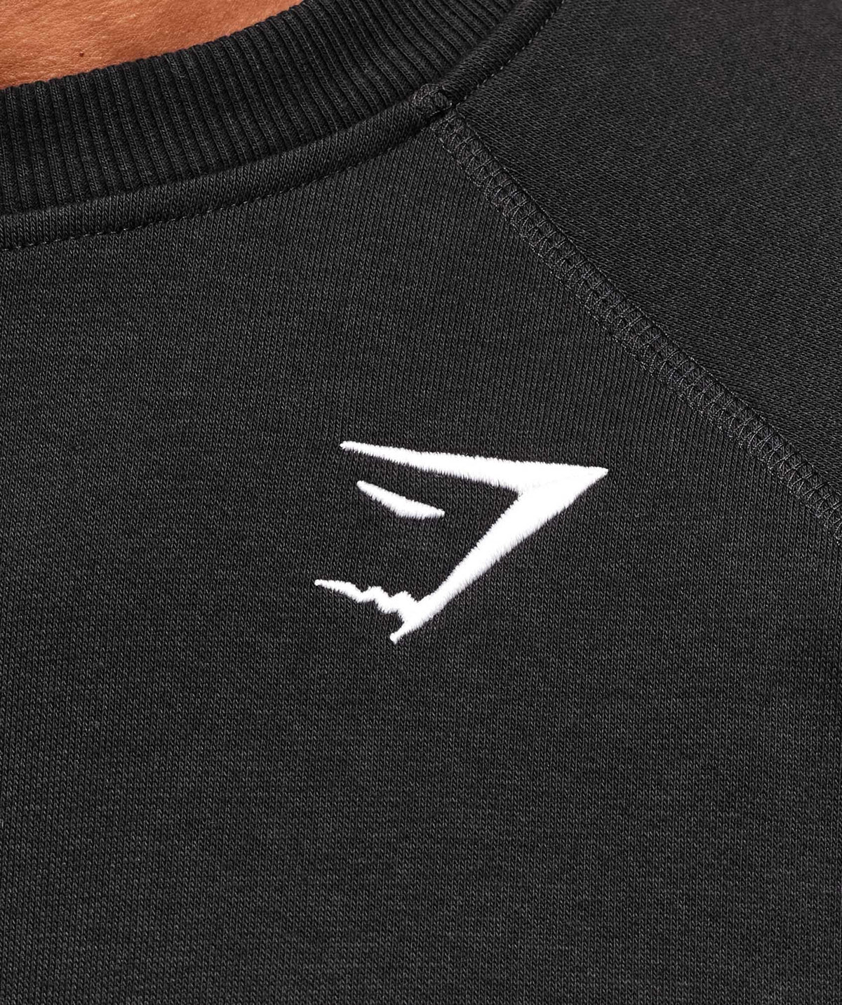 Gymshark Crest Crew - Black
