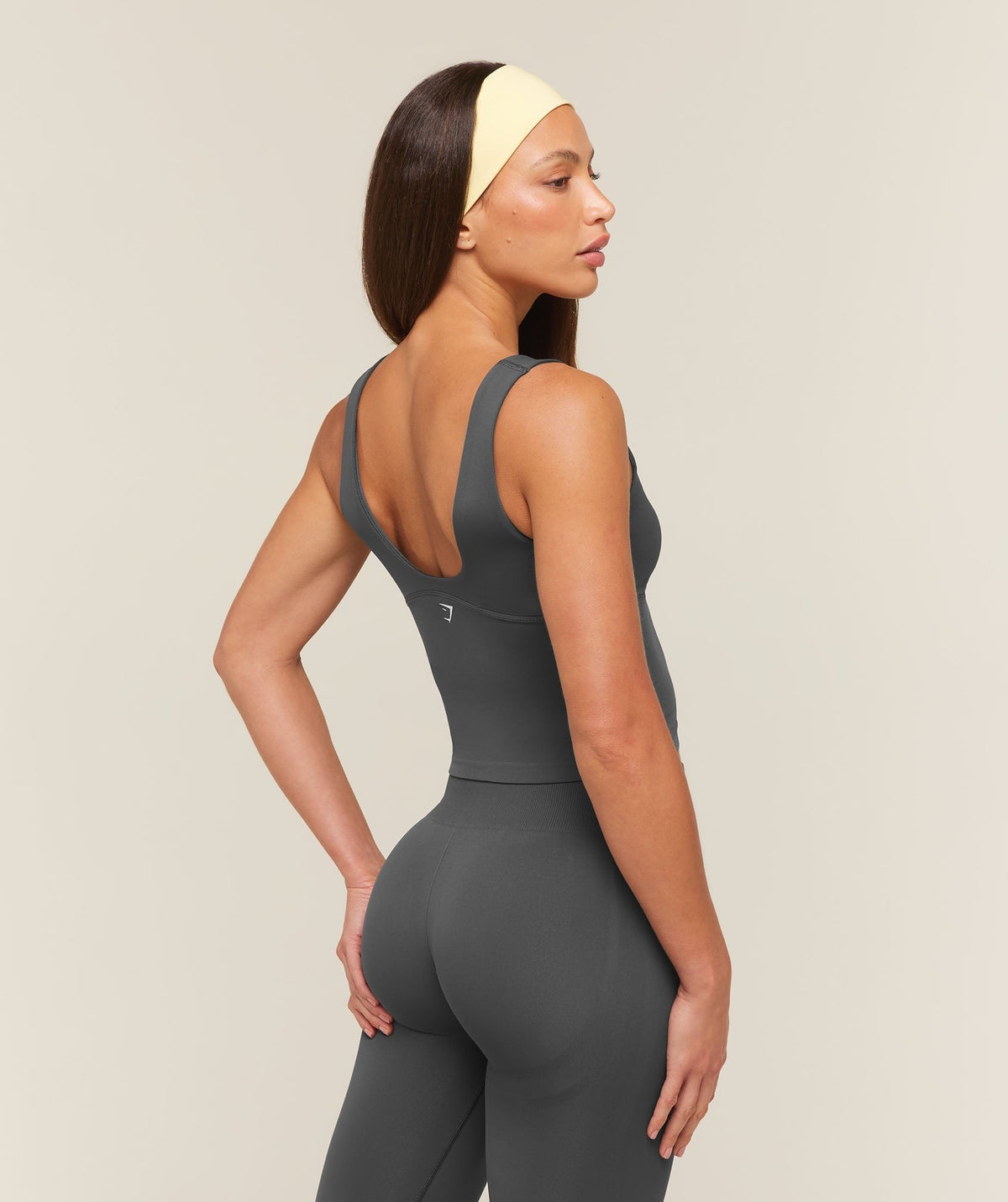 Gymshark Everyday Seamless Shelf Tank - Onyx Grey