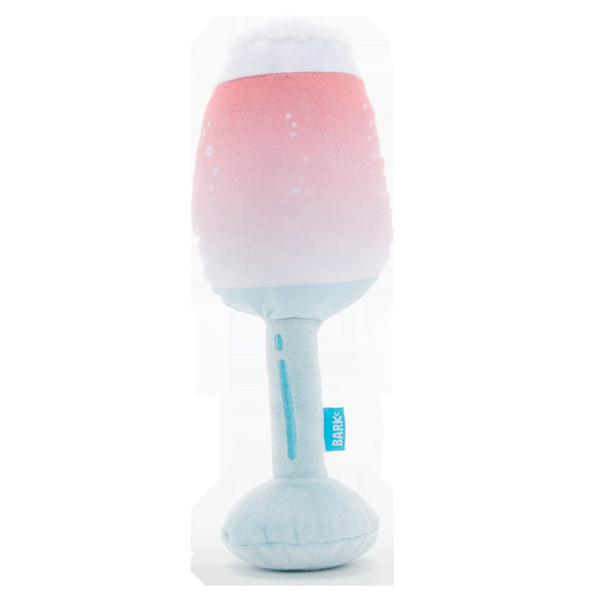 Pink Chompagne Plush Tug Dog Toy
