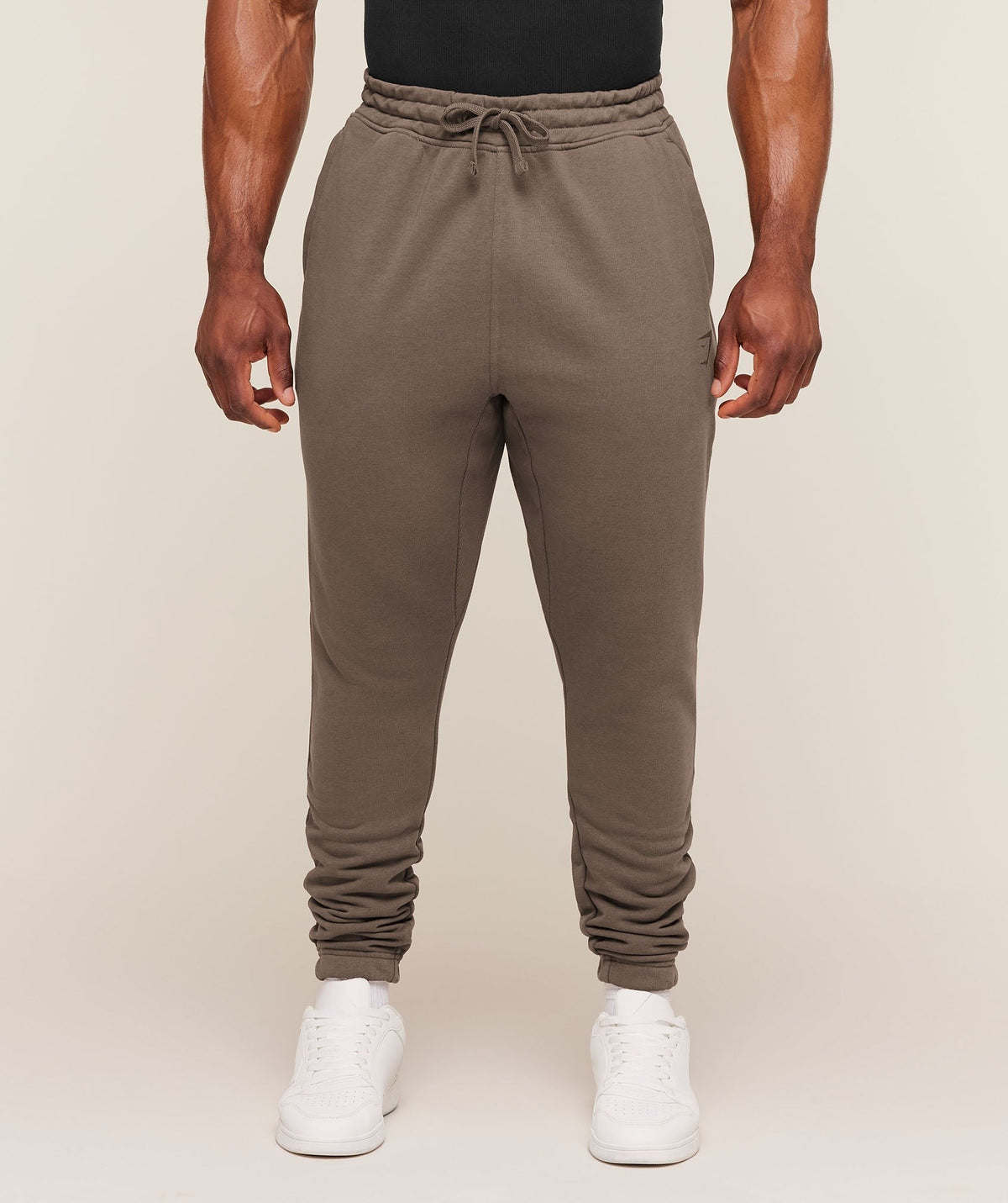 Gymshark Power Wordmark Jogger - Soft Brown