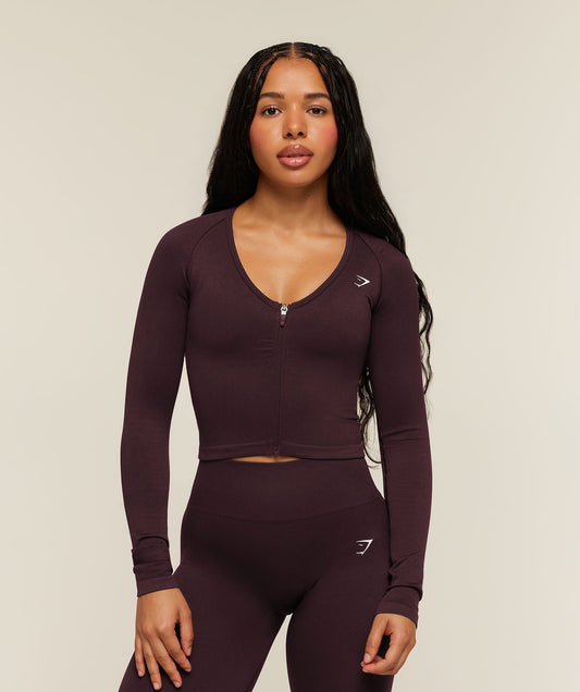 Gymshark Adapt Solid Jacket - Cherry Purple