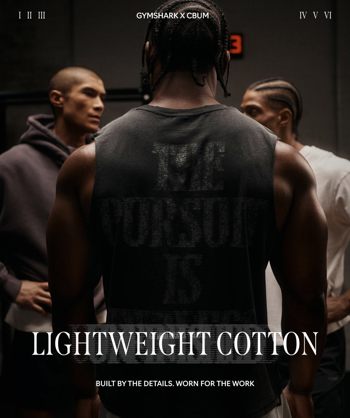Gymshark x CBUM Washed Sleeveless Tee - Soft White