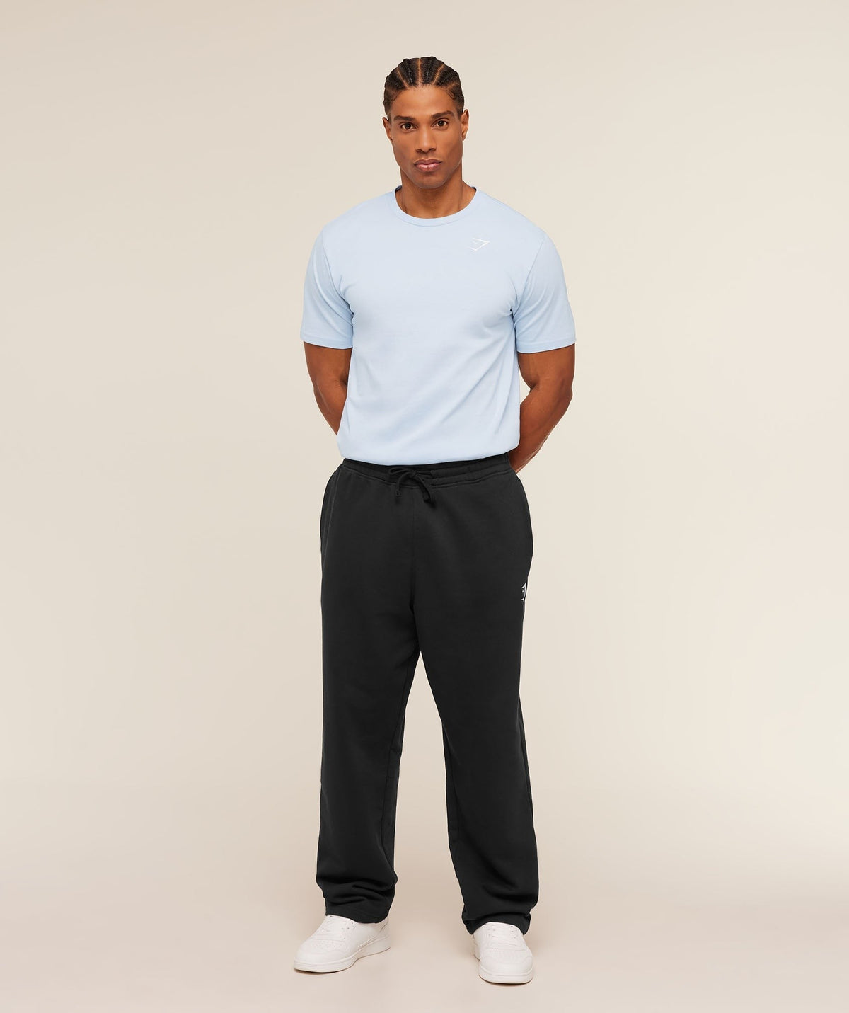 Gymshark Crest Tee - Chilled Blue
