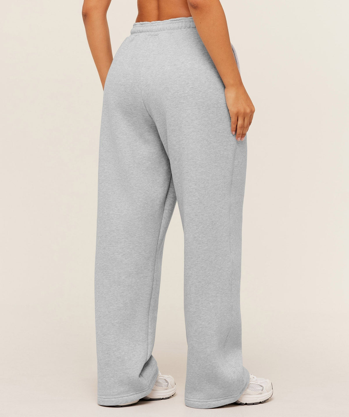 Gymshark Cosy Luxe Straight Leg Short Joggers - Soft Grey Marl