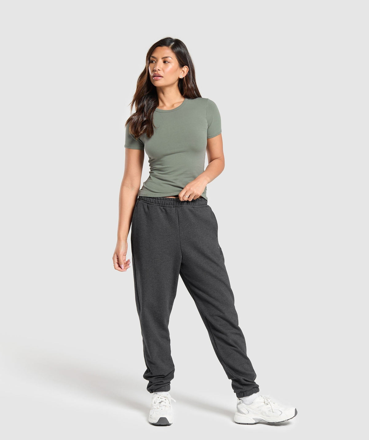 Gymshark Cotton Tee - Unit Green