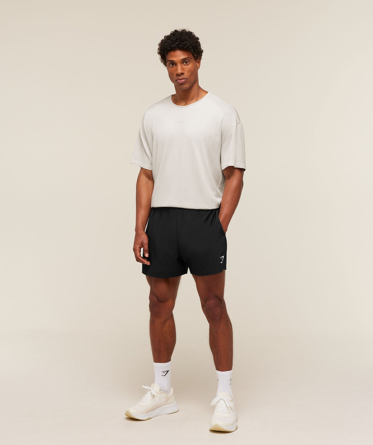 Gymshark Distance Seamless Tee - Mist Grey