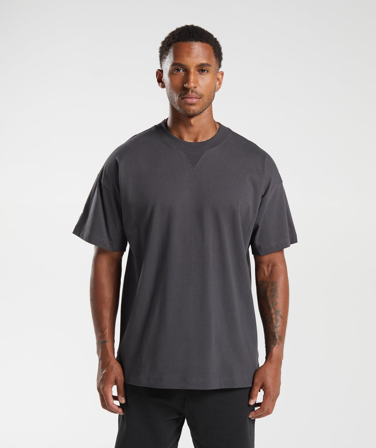 Gymshark Rest Day Essentials Tee - Grey