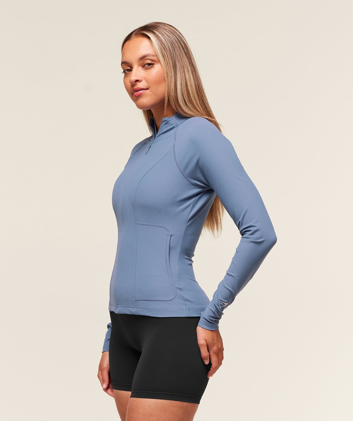 Gymshark Conditioning Full Zip Jacket - Worn Blue