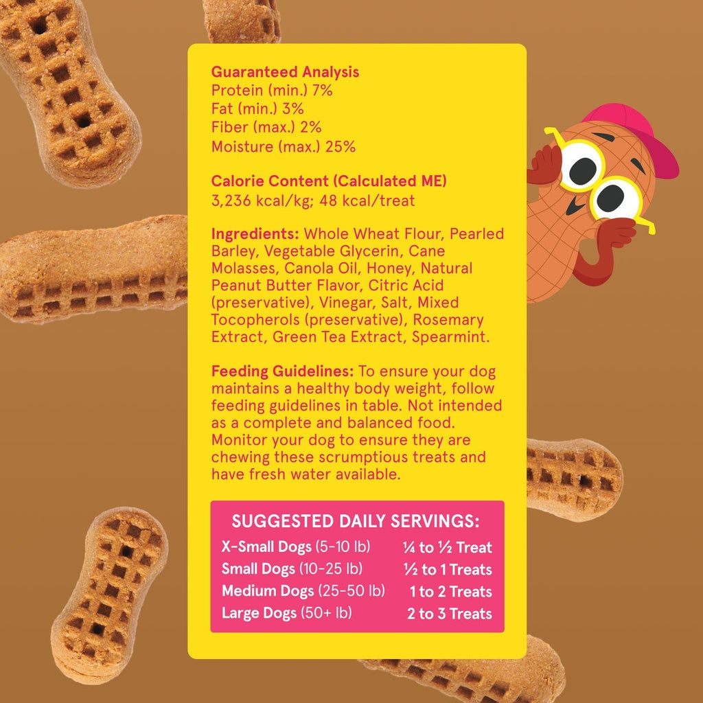 Go Nutty'sTM Peanut Cereal Dog Treats, 24 oz