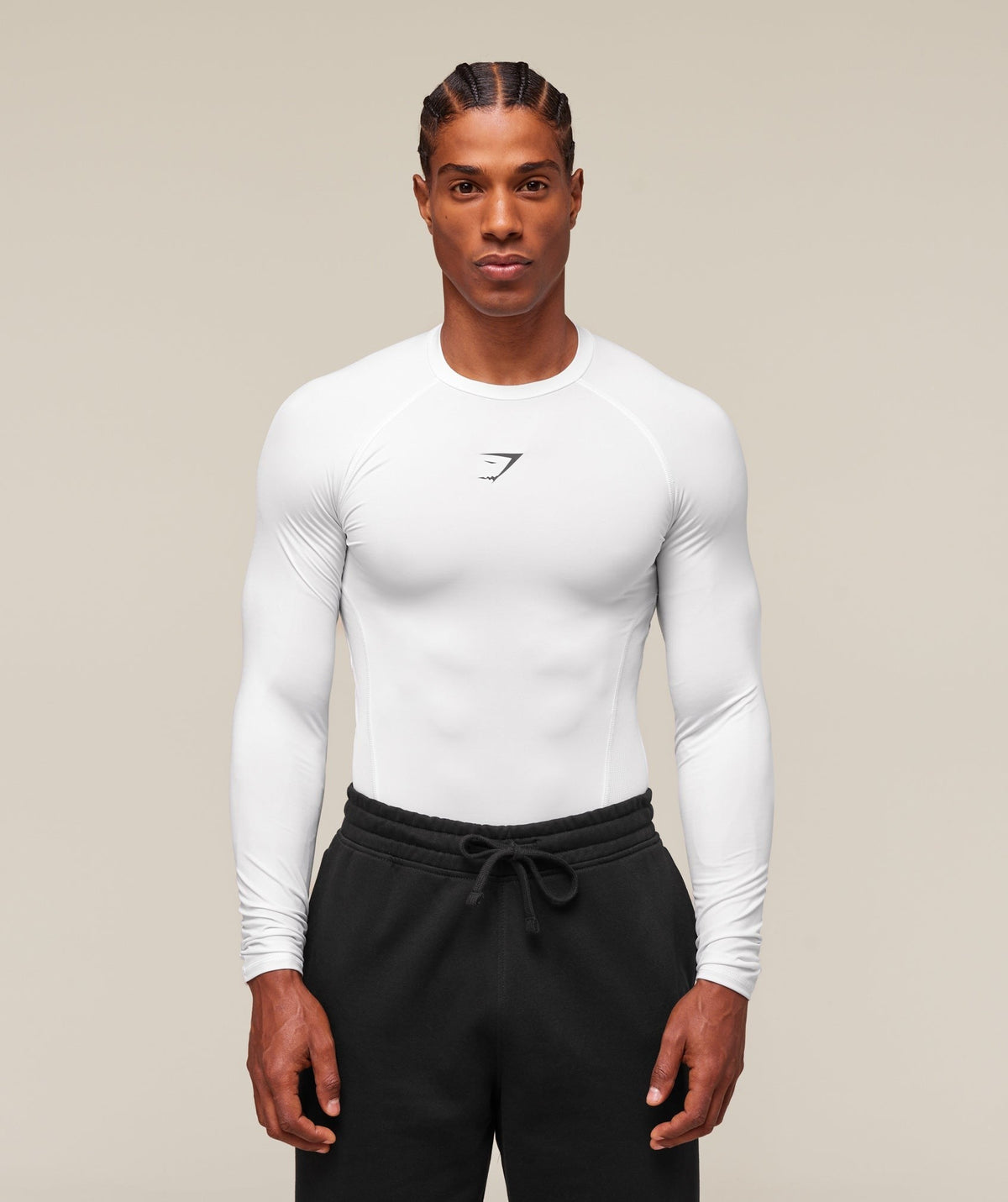 Gymshark Element Baselayer Long Sleeve Tee - White