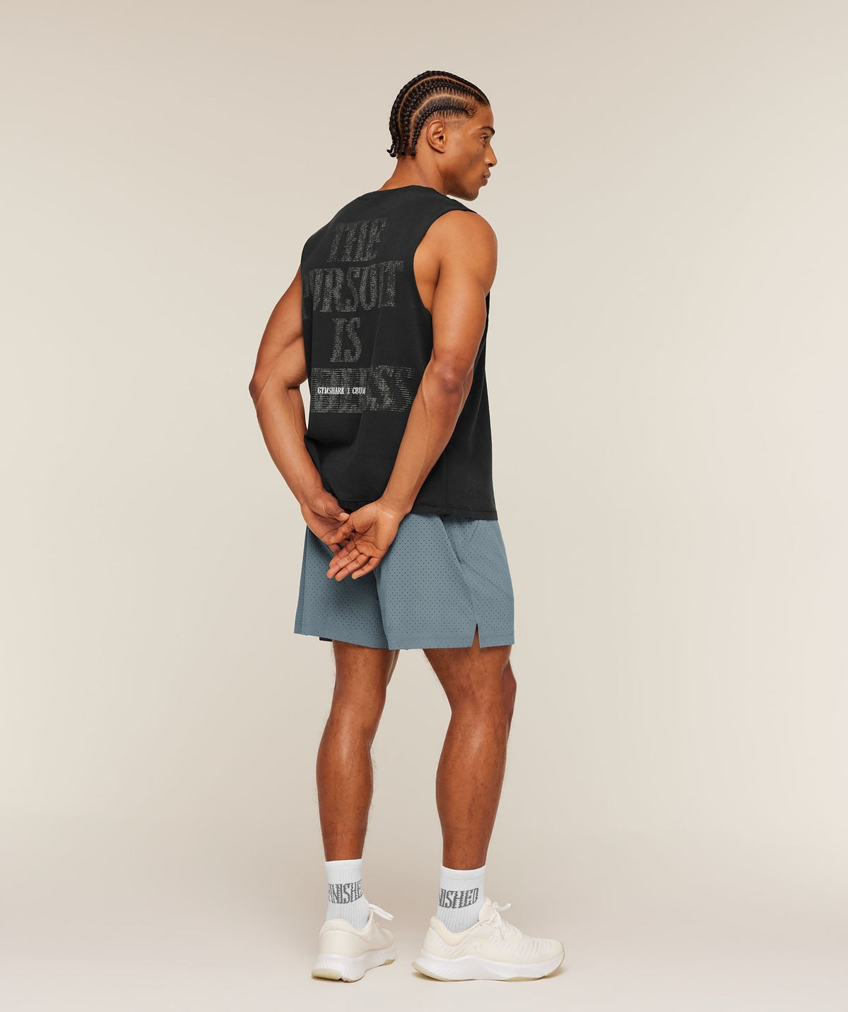 Gymshark x CBUM Washed Sleeveless Tee - Black