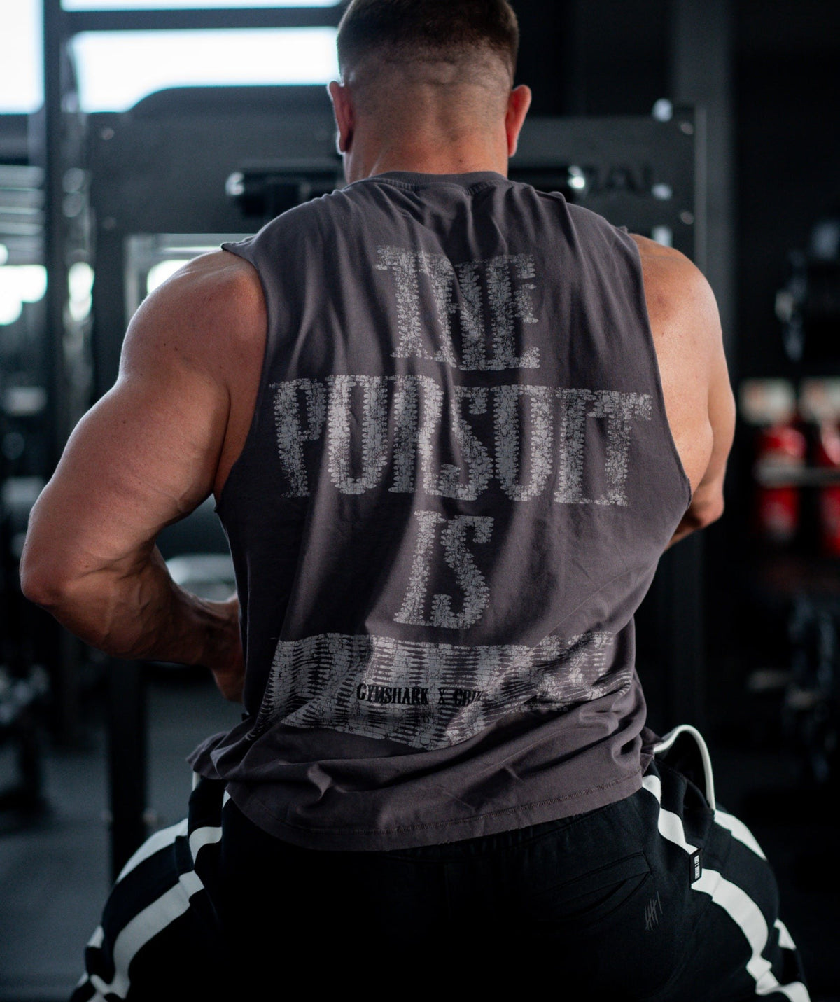 Gymshark x CBUM Washed Sleeveless Tee - Greyed Purple