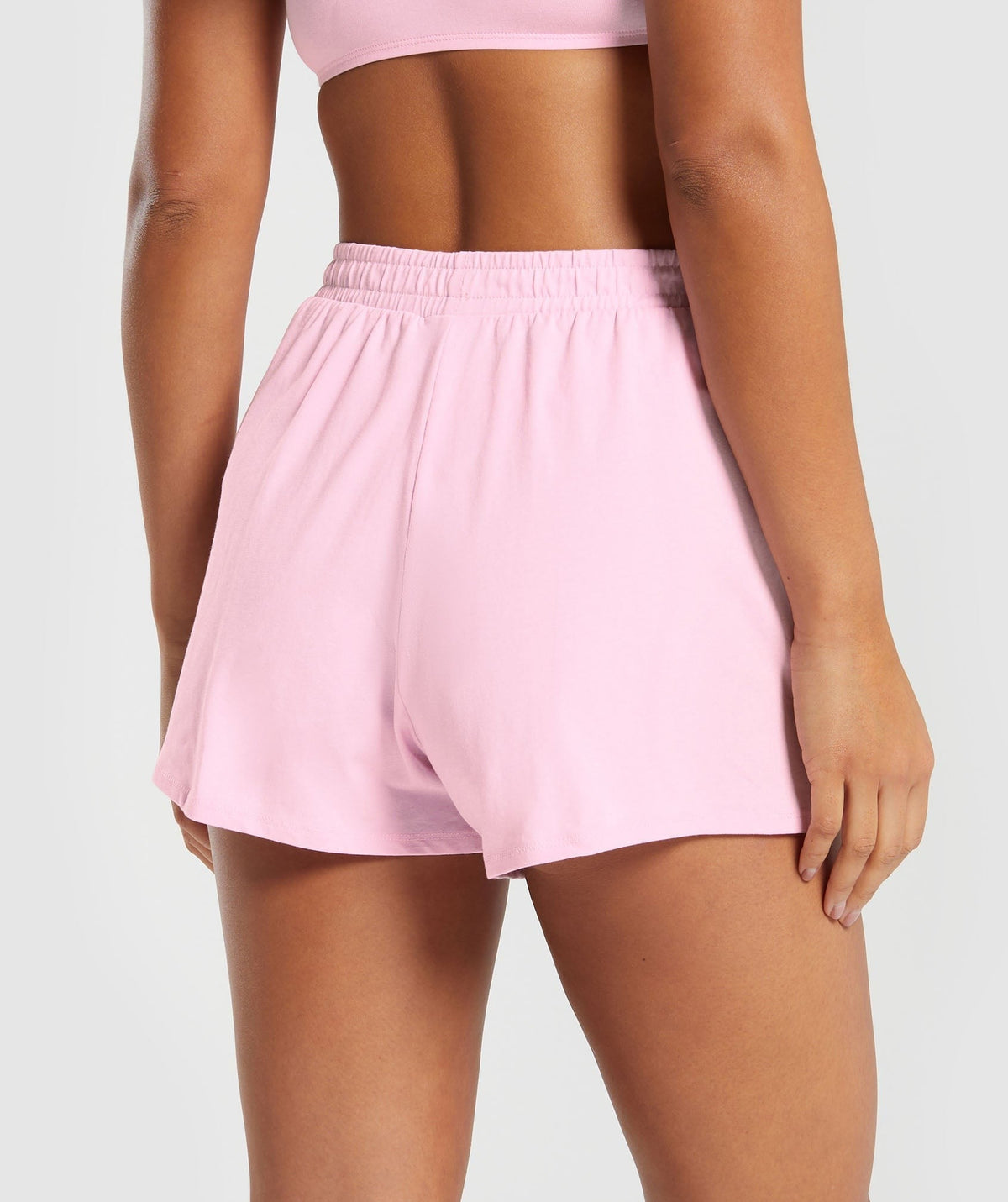 Gymshark Cotton Graphic Short - Dolly Pink