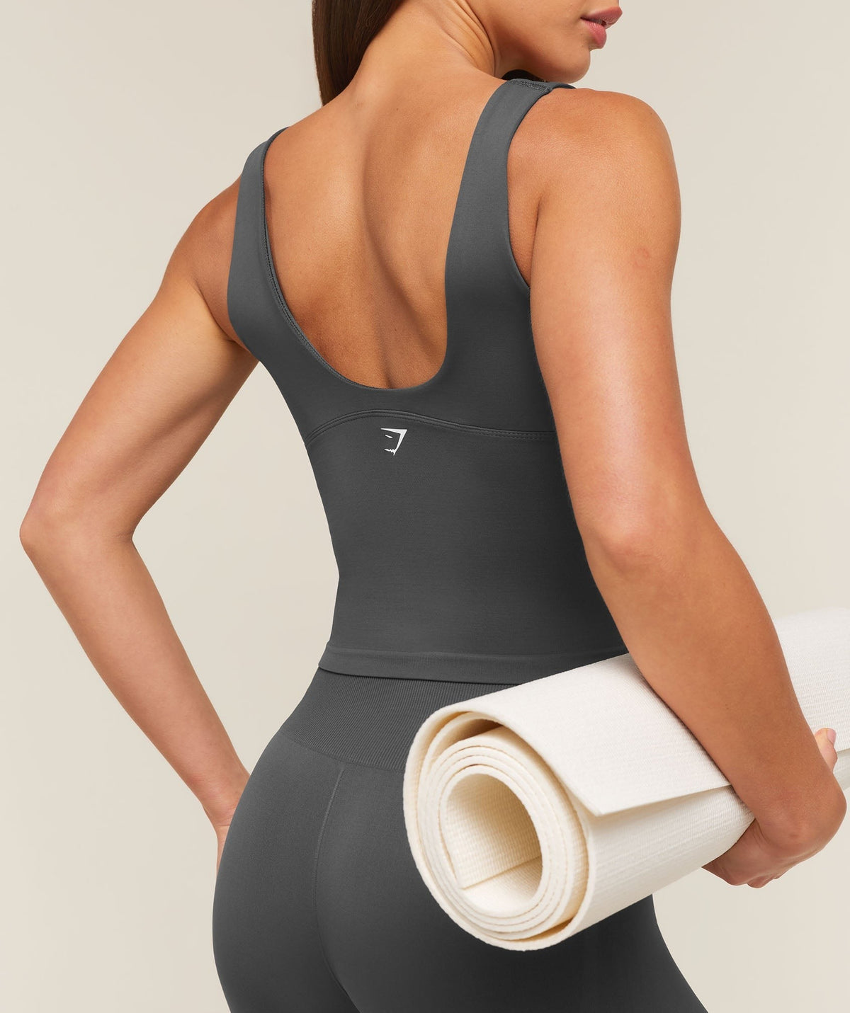 Gymshark Everyday Seamless Shelf Tank - Onyx Grey