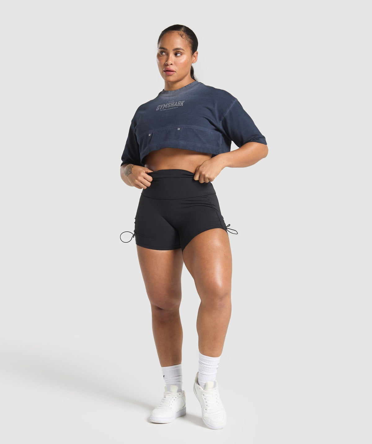 Gymshark Rest Day Heavyweight Tee - Heavy Blue/Wash