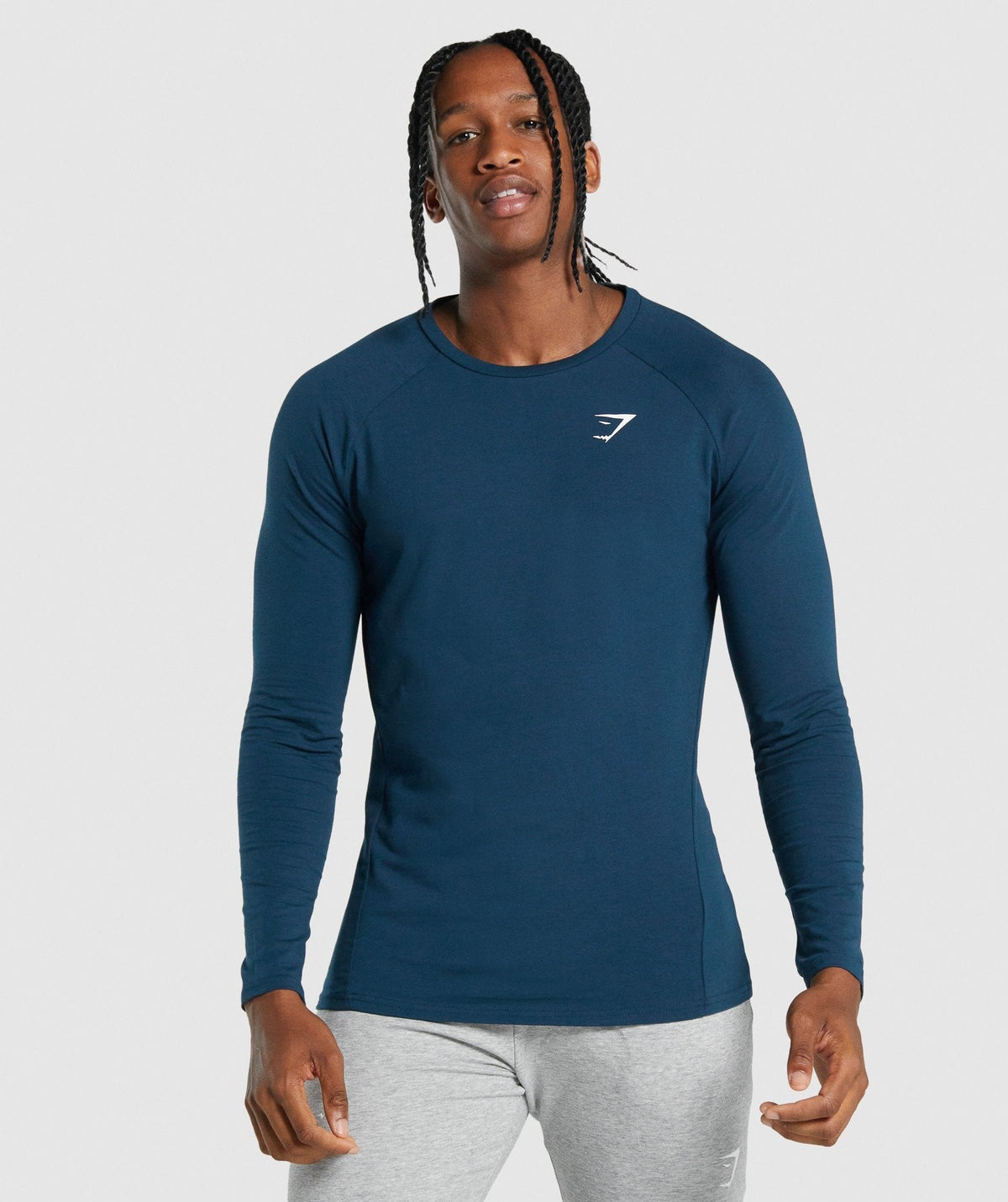 Gymshark Critical Long Sleeve Tee - Navy