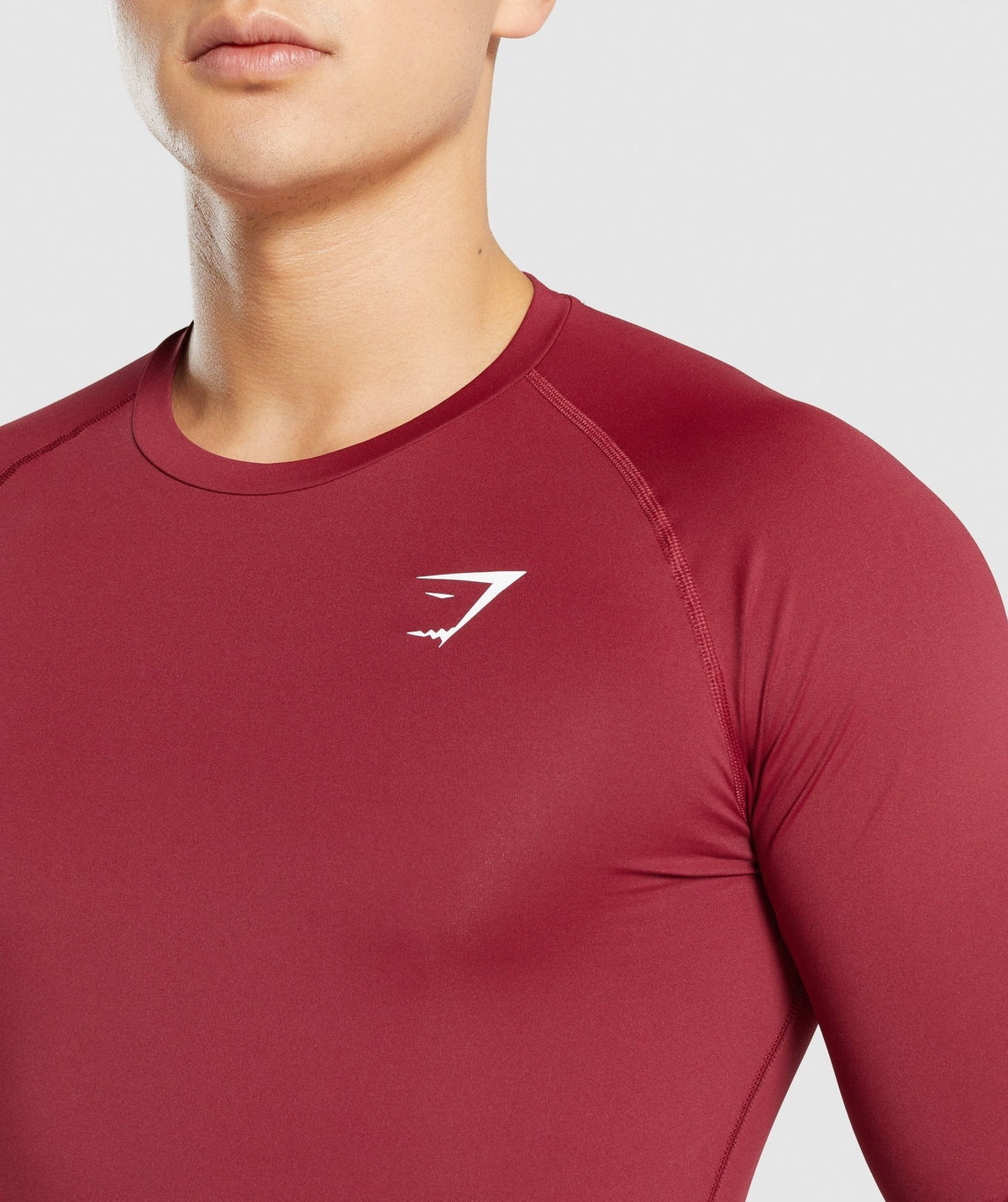 Gymshark Element Baselayer Long Sleeve Tee - Burgundy