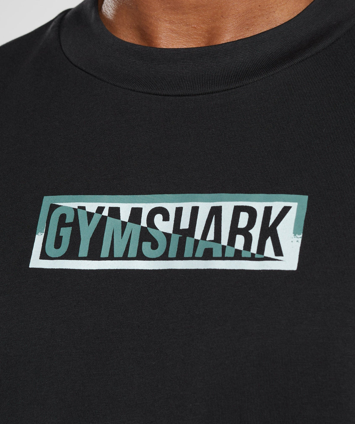 Gymshark Global Graphic Long Sleeve Tee - Black