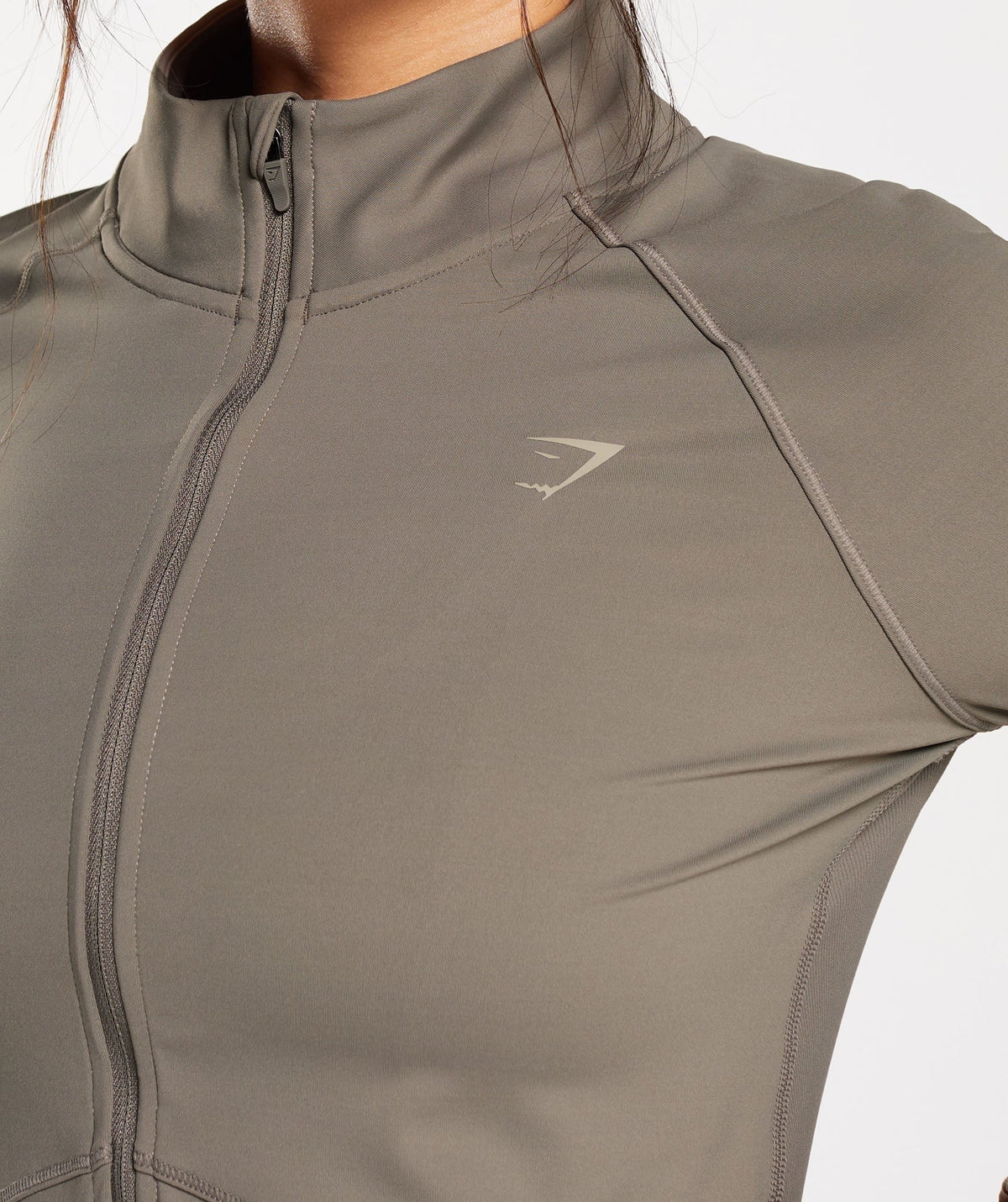 Gymshark Elevate Zip Up - Brown