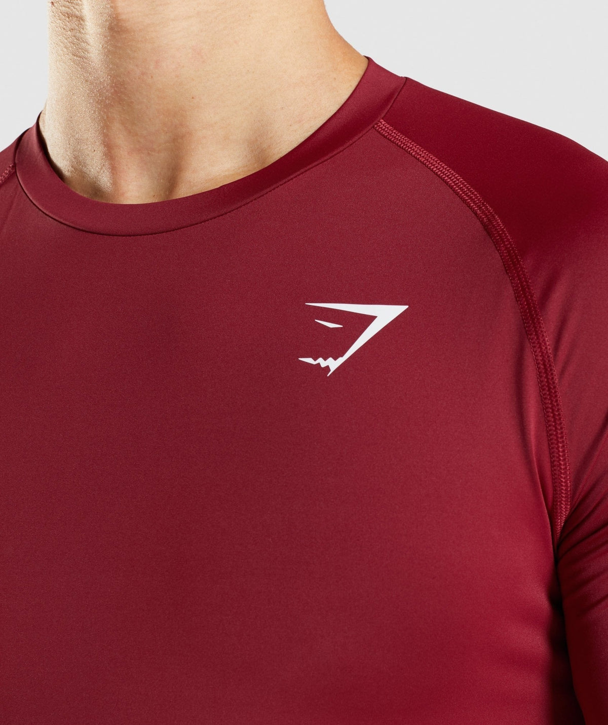 Gymshark Element Baselayer Tee - Burgundy