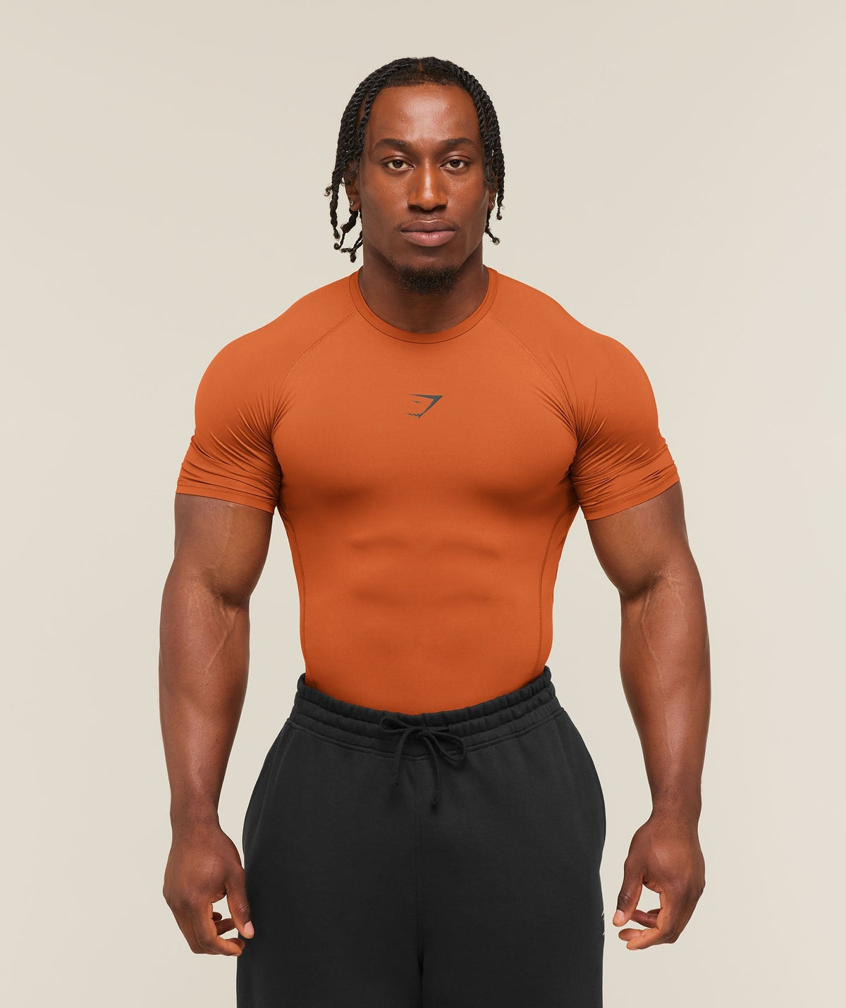 Gymshark Element Baselayer Tee - Nutmeg Orange