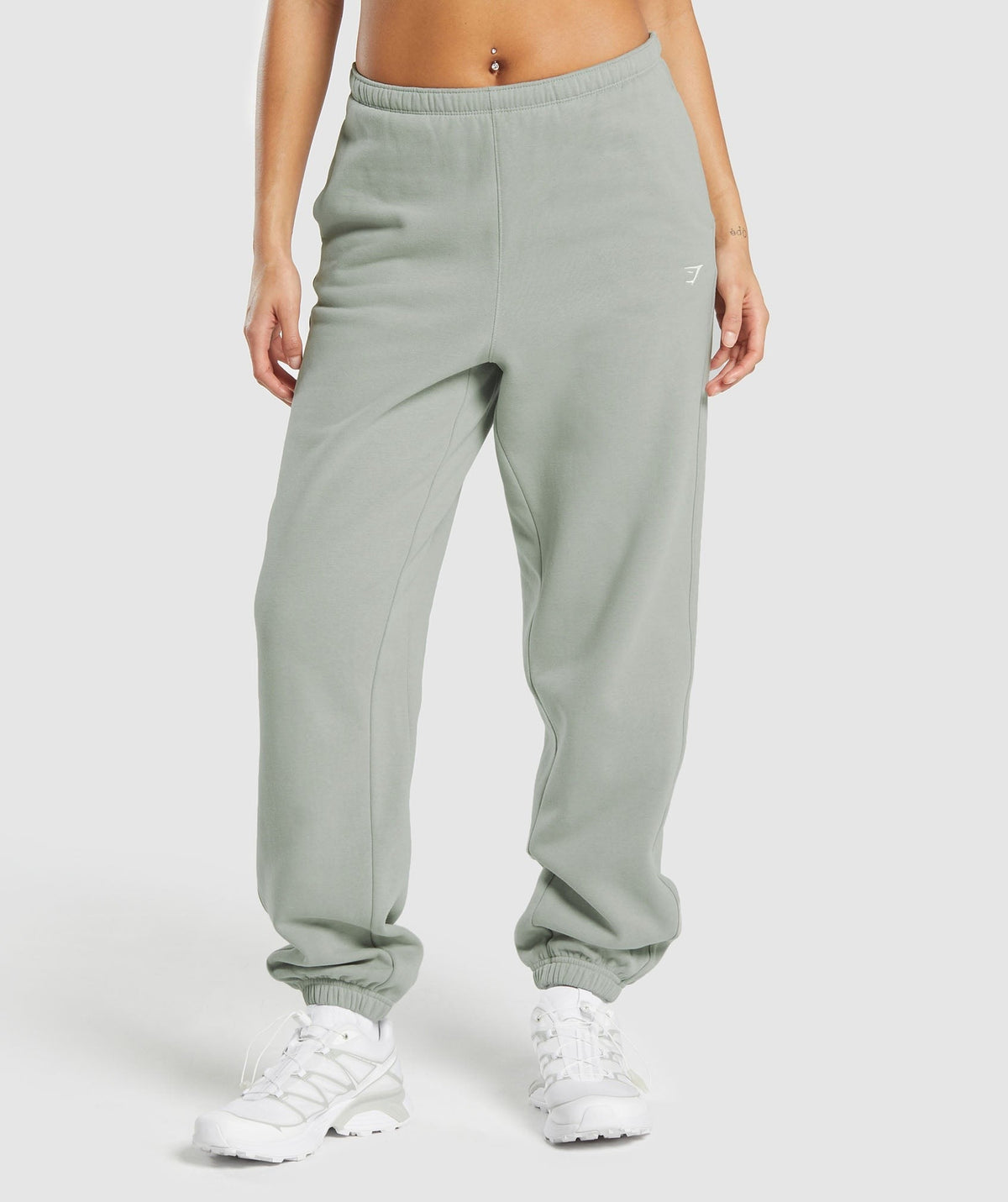 Gymshark Fleece Jogger - Stone Grey
