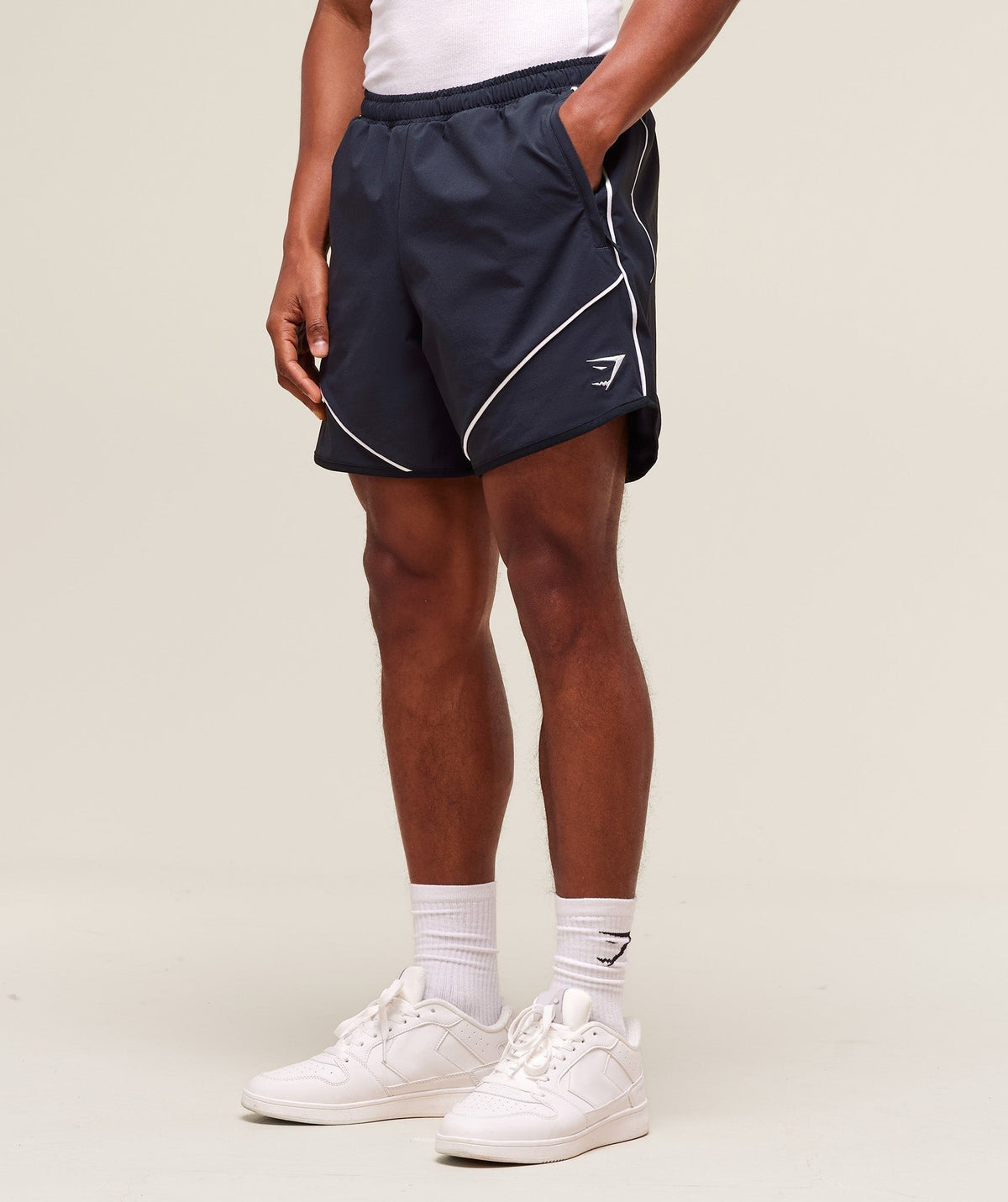 Gymshark Retro Short - Heavy Blue
