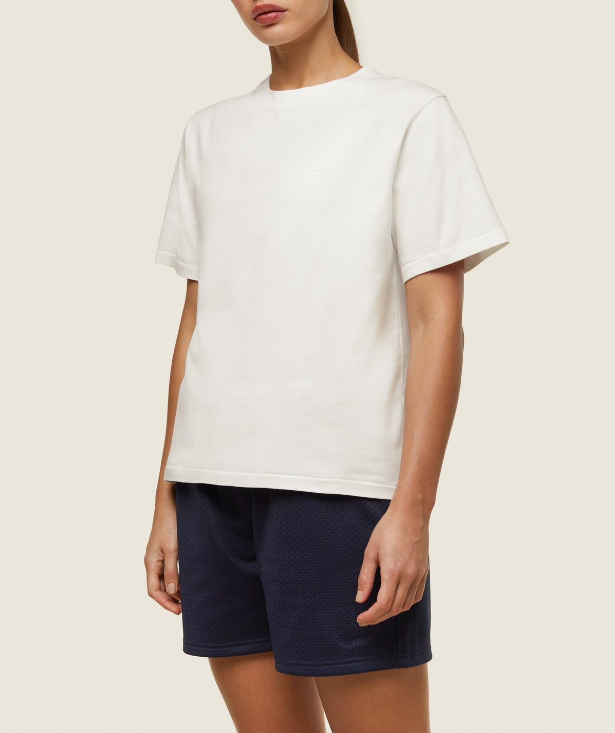 Gymshark Comfort Regular SS Top - Soft White