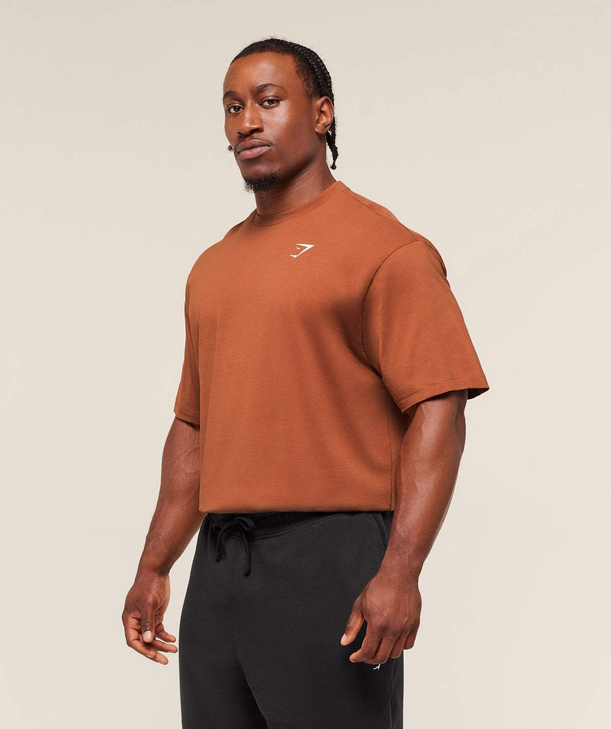 Gymshark Essential Short Sleeve Tee - Spiced Brown
